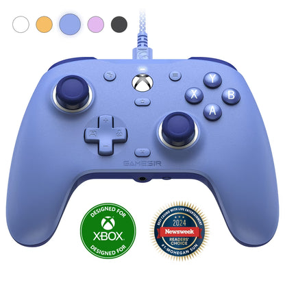 G7 SE Wired Gamepad - Standard Controller for PC & Xbox, Magnetic, Laser Engraved, Blue Version with Hall